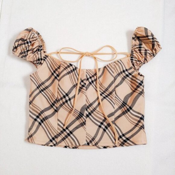 I.AM.GIA CARMEL TOP BURBERRY Small - Picture 10 of 15